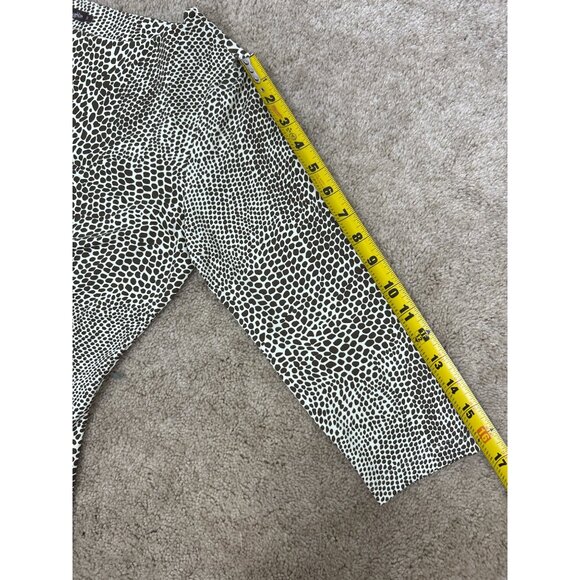 J. McLaughlin Side Ruched Stretch Tunic Top Women's S Python Print 3/4 Sleeve - Picture 7 of 12